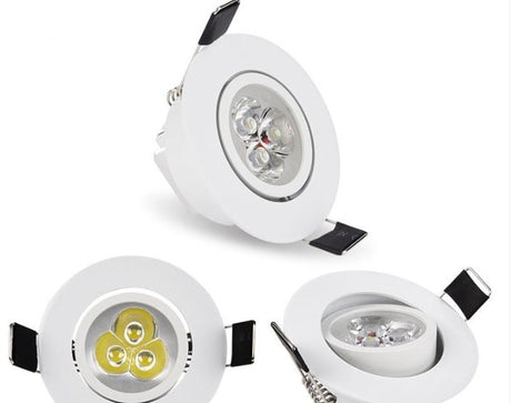 2017 2018 Promotion Led Light Dc12v 220v Input 20pc/lot Downlights Energy Saving With Excellent Heatsink High Brightness Epistar's