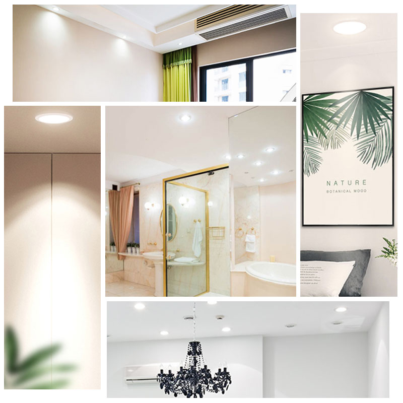 IP65 Waterproof LED Downlight 5W 7W 9W 12W Fire prevention Stainless Steel Cover LED Spot light for Bathroom LED Ceiling Lamp