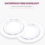 IP65 304 Stainless Steel 3W 5W 7W DC 12V LED Downlight for Home Kitchen Dining Spot Lighting 14mm Slim Mini Lamp