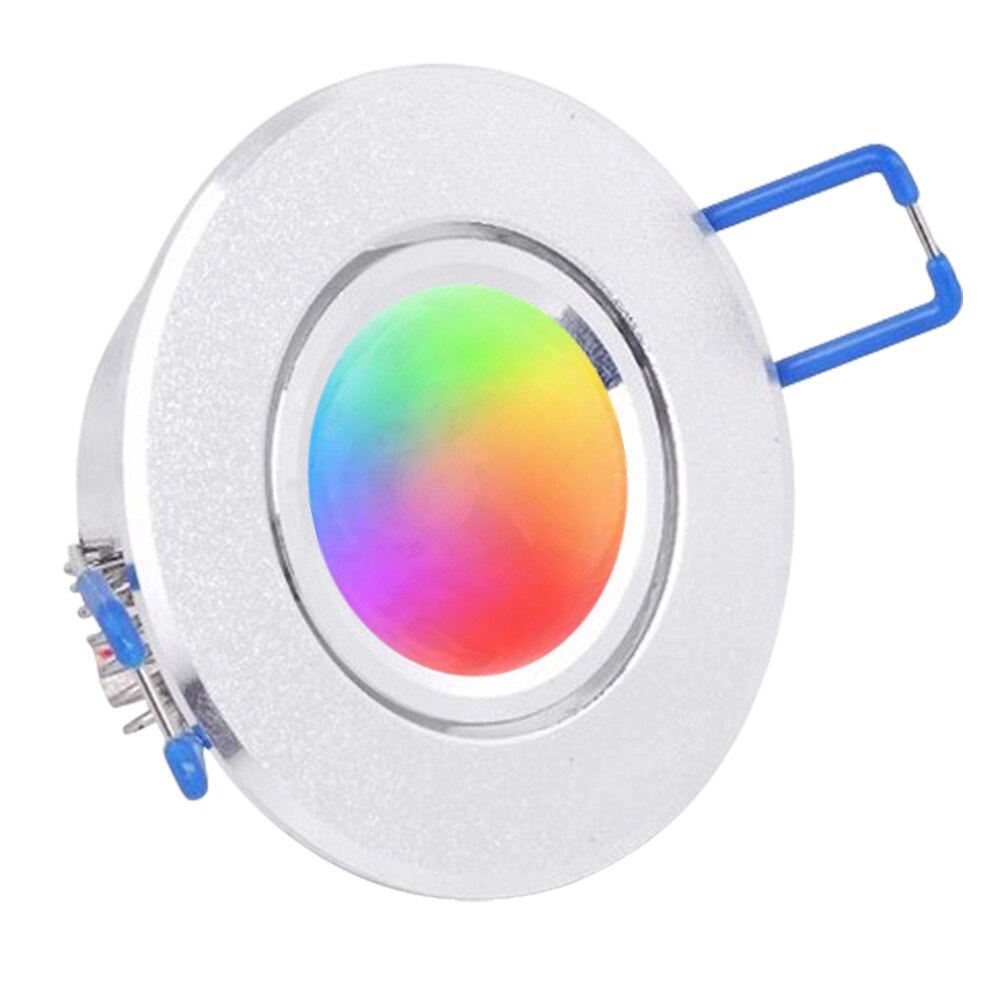 Recessed Downlight Spot LED Ceiling Lamp Indoor Lights Panel Ceiling Light RGB 3W AC85-265V Downlights Round Recessed Spotlights