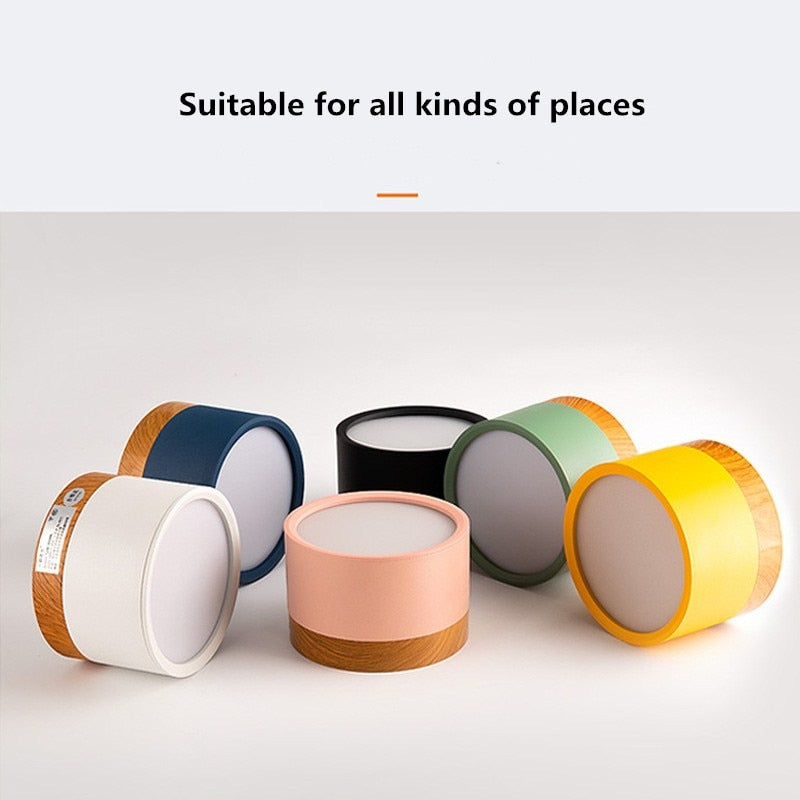 Dimmable LED Downlight 7W 15W Led Surface Mounted Ceiling Downlight for indoor bedroom Living Room aisle 110V 230V 240V