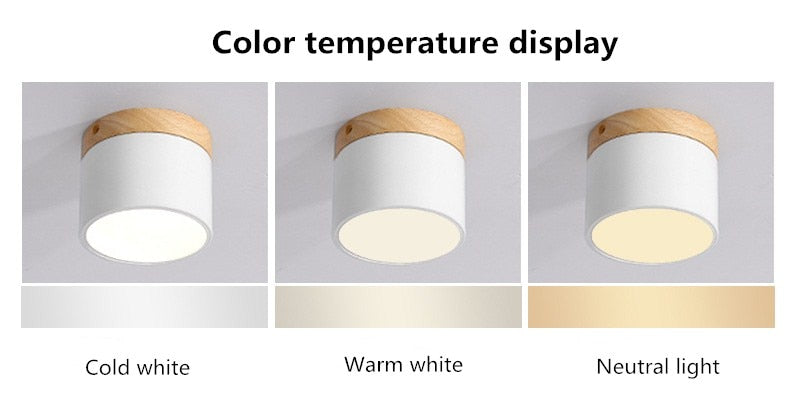 Dimmable LED Downlight 7W 15W Led Surface Mounted Ceiling Downlight for indoor bedroom Living Room aisle 110V 230V 240V