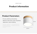 Dimmable LED Downlight 7W 15W Led Surface Mounted Ceiling Downlight for indoor bedroom Living Room aisle 110V 230V 240V