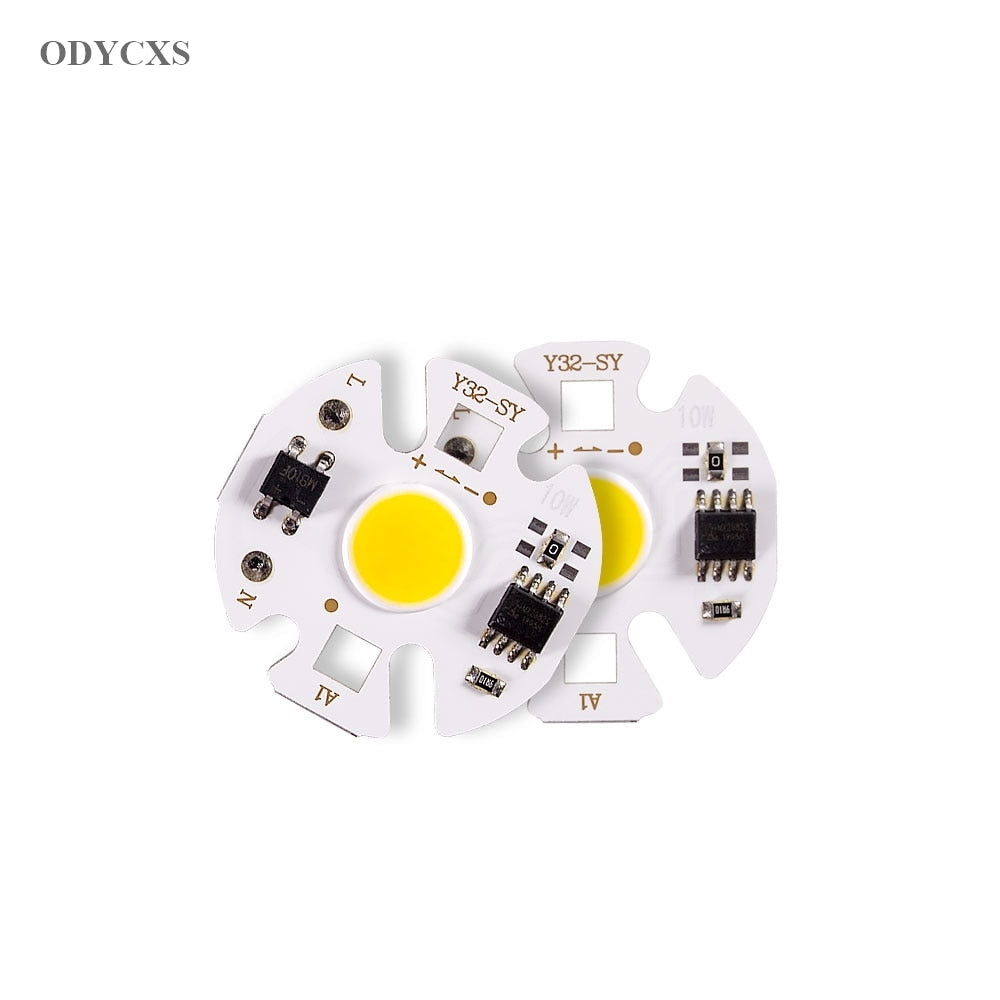 LED 220V Smart IC COB Y32 Chip 3W 5W 7W 10W 12W Downlight Floodlight Spotlight LED Light Accessories DIY Lighting Free Driver