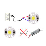 LED 220V Smart IC COB Y32 Chip 3W 5W 7W 10W 12W Downlight Floodlight Spotlight LED Light Accessories DIY Lighting Free Driver