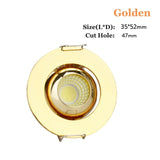 Round Mini LED Recessed Ceiling Downlight 3W LED Spot Light 110V 220V Cutout 47mm with Driver Replace 30W Halogen Lighting Lamp