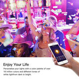 Tuya Zigbee Smart LED Downlight 2pcs WC toilet Ceiling Spot Light Lamp RGB+CW  Dimming Light 6W/9W Smart bulb Work With Alexa Amazon