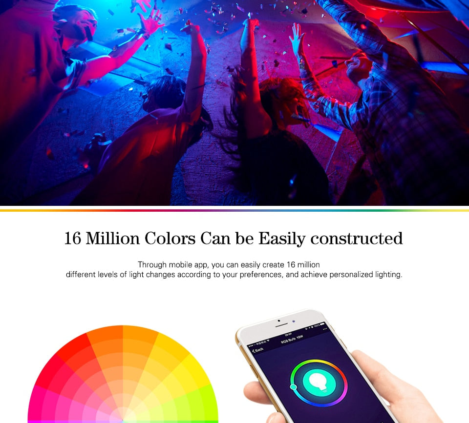 ACETIDE LED Down light WiFi Smart life Ceiling Downlight APP RGB Warm Cool Changing Color with 5W 7W 9W  Google Home