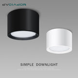 Downlight-Led-Lamp Dimmable Spot Ceiling Lamp Aluminum Surface Mounted High Brightness Down light 5W 12W Lighting AC110V 220V