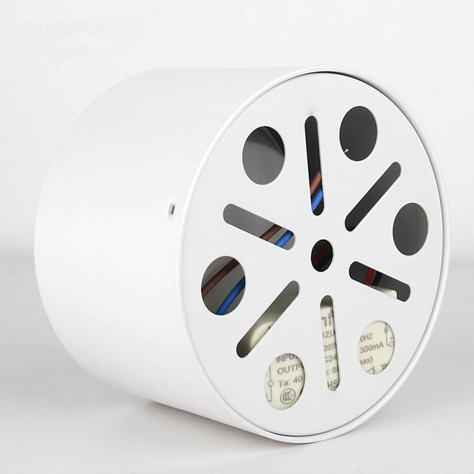 Downlight-Led-Lamp Dimmable Spot Ceiling Lamp Aluminum Surface Mounted High Brightness Down light 5W 12W Lighting AC110V 220V