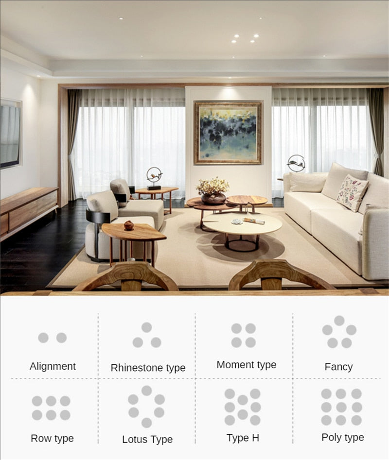 Mini Recessed LED Deep Anti-glare Downlight 3W Under Wine Cabinet Closet Cafe Bar Living Room Ceiling Spot Lighting With Driver