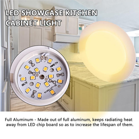 12V Low Voltage Ultra-Thin Concealed Mini LED Downlight LED Display Cabinet Light Kitchen Cabinet Light With 2M Terminal Wire