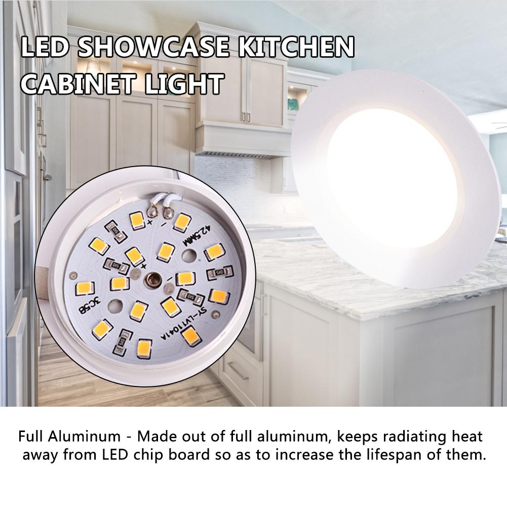 12V Low Voltage Ultra-Thin Concealed Mini LED Downlight LED Display Cabinet Light Kitchen Cabinet Light With 2M Terminal Wire
