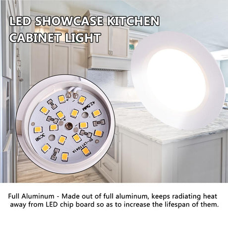 12V Low Voltage Ultra-Thin Concealed Mini LED Downlight LED Display Cabinet Light Kitchen Cabinet Light With 2M Terminal Wire
