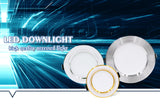 10pcs/lot 220V LED Downlight 5W 7W 9W 12W 15W 18W Round LED Spot Light Recessed LED Ceiling Downlight Light Cold Warm White Lamp