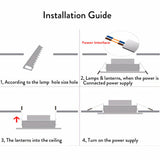 Golden LED Recessed 3W 5W 7W 9W 12W Ceiling Light Fixture Downlight Lamp + Driver Spotlight  Lighting For Home Office Decoration