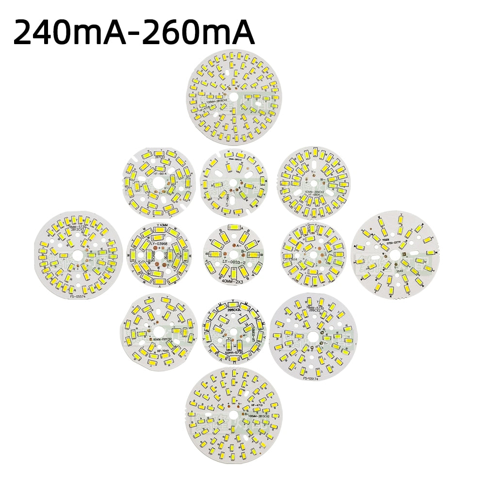 LED Chips 240mA 260mA Constant Current Input Light Bead For DIY Downlight 5pcs/Lot 3W 5W 7W 9W 12W 15W 18W SMD5730 Two-Color