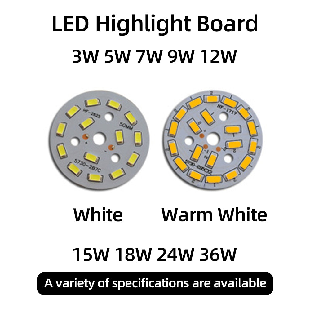 LED Chips 240mA 260mA Constant Current Input Light Bead For DIY Downlight 5pcs/Lot 3W 5W 7W 9W 12W 15W 18W SMD5730 Two-Color
