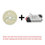 LED Chips 240mA 260mA Constant Current Input Light Bead For DIY Downlight 5pcs/Lot 3W 5W 7W 9W 12W 15W 18W SMD5730 Two-Color