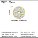 LED Chips 240mA 260mA Constant Current Input Light Bead For DIY Downlight 5pcs/Lot 3W 5W 7W 9W 12W 15W 18W SMD5730 Two-Color