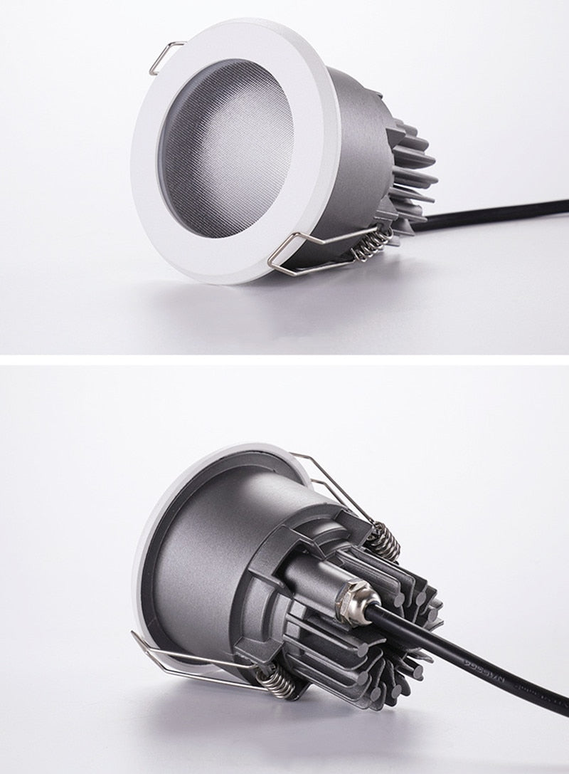 Round LED COB Downlight IP65 Recessed Led Ceiling Lamp Waterproof Spot Led 12W 16W  Indoor Bathroom Balcony Light Fixture AC220V