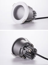 Round LED COB Downlight IP65 Recessed Led Ceiling Lamp Waterproof Spot Led 12W 16W  Indoor Bathroom Balcony Light Fixture AC220V