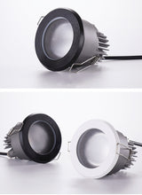 Round LED COB Downlight IP65 Recessed Led Ceiling Lamp Waterproof Spot Led 12W 16W  Indoor Bathroom Balcony Light Fixture AC220V