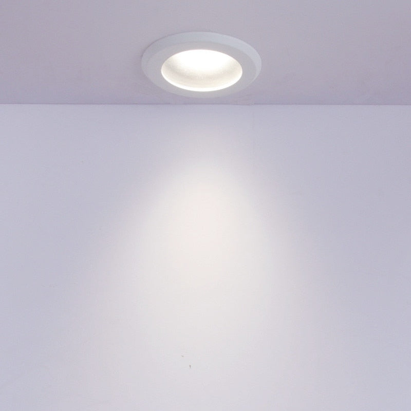 Round LED COB Downlight IP65 Recessed Led Ceiling Lamp Waterproof Spot Led 12W 16W  Indoor Bathroom Balcony Light Fixture AC220V