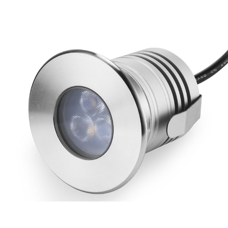 IP68 3W 12V 24V Outdoor Bathroom Swimming Pool Sauna Boat Lamp Aquarium Light Underwater Downlight Mini LED Spotlight
