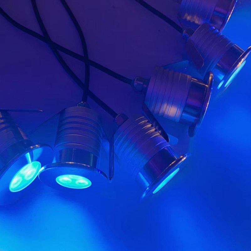 IP68 3W 12V 24V Outdoor Bathroom Swimming Pool Sauna Boat Lamp Aquarium Light Underwater Downlight Mini LED Spotlight