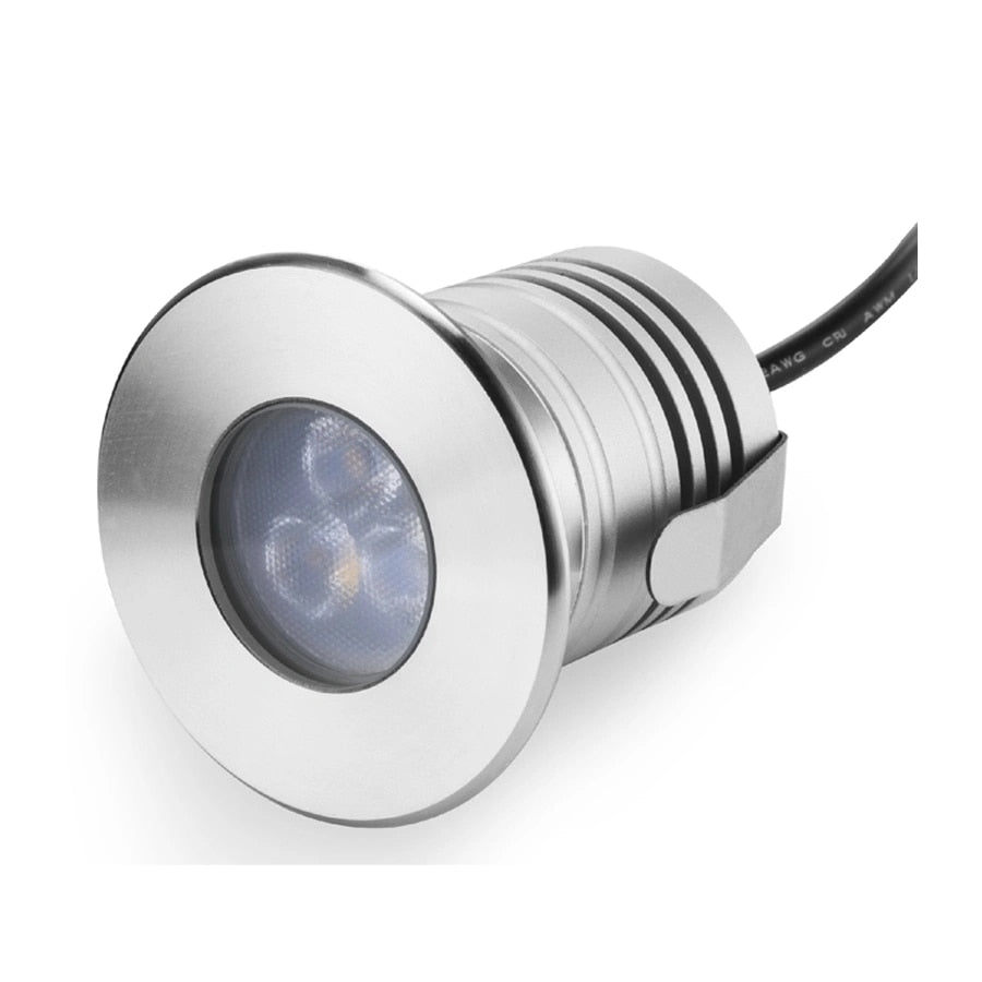 IP68 3W 12V 24V Outdoor Bathroom Swimming Pool Sauna Boat Lamp Aquarium Light Underwater Downlight Mini LED Spotlight