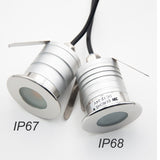 IP68 3W 12V 24V Outdoor Bathroom Swimming Pool Sauna Boat Lamp Aquarium Light Underwater Downlight Mini LED Spotlight