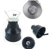 IP68 3W 12V 24V Outdoor Bathroom Swimming Pool Sauna Boat Lamp Aquarium Light Underwater Downlight Mini LED Spotlight