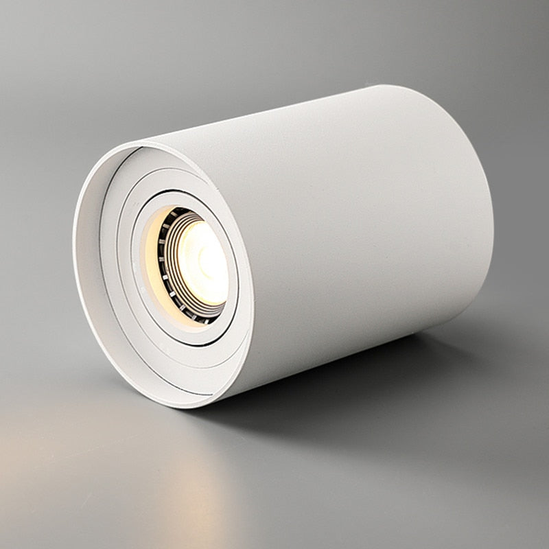 Surface Mounted LED Downlight with 9W 12W 15W GU10 Bulb Replaceable Spot Light AC110 220V Ceiling Lamp Angle Adjustable