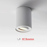 Angle Adjustable LED Surface Mounted Downlight 7W Black/White Housing+Replaceable GU10 Bulb LED Ceiling Spot Light Decor