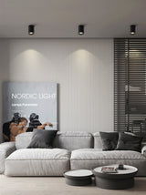 Angle Adjustable LED Surface Mounted Downlight 7W Black/White Housing+Replaceable GU10 Bulb LED Ceiling Spot Light Decor