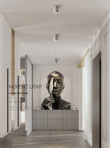 Angle Adjustable LED Surface Mounted Downlight 7W Black/White Housing+Replaceable GU10 Bulb LED Ceiling Spot Light Decor