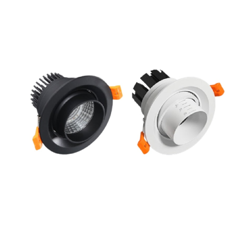 High Quality Dimmable Led Downlight beamangle 15 45 60 degree cob 8W 12W 20W led spot home indoor led down lights lighting