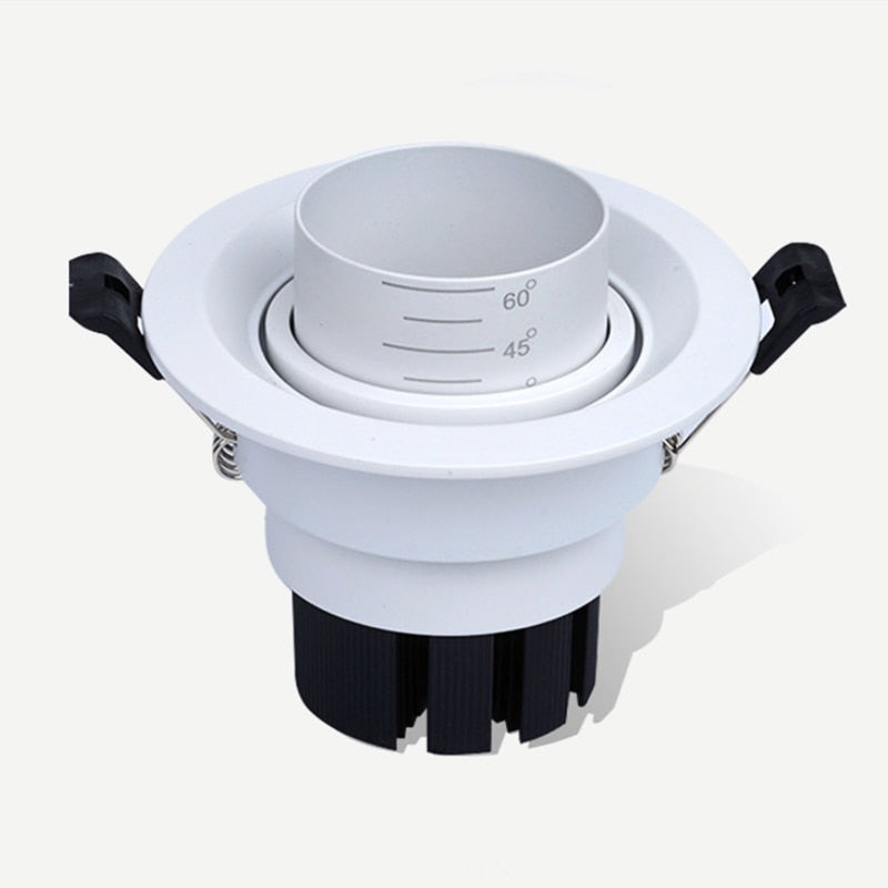 High Quality Dimmable Led Downlight beamangle 15 45 60 degree cob 8W 12W 20W led spot home indoor led down lights lighting