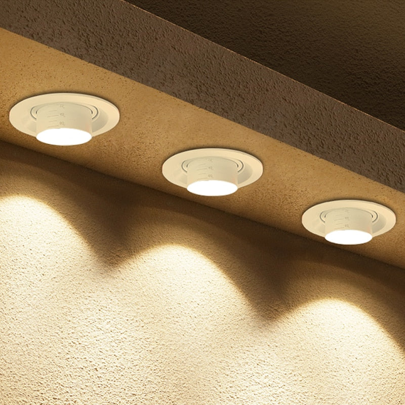 High Quality Dimmable Led Downlight beamangle 15 45 60 degree cob 8W 12W 20W led spot home indoor led down lights lighting