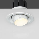 Embedded Zoom Dimmable Recessed downlights Lamps COB 7W 12W 15W 20W spot light Background wall LED  Indoor lighting