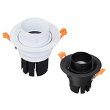 Embedded Zoom Dimmable Recessed downlights Lamps COB 7W 12W 15W 20W spot light Background wall LED  Indoor lighting