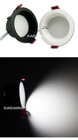 Anti-corrosion LED Downlight 6W Anti-Glare Led Ceiling Lamp LED Spot Lighting Bedroom Kitchen Led Recessed Three-color Lamp
