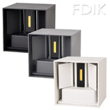 Waterproof Outdoor LED Wall light 6W 12W 15W COB High brightness Up and downlight wall sconce lighting fixture indoor decor