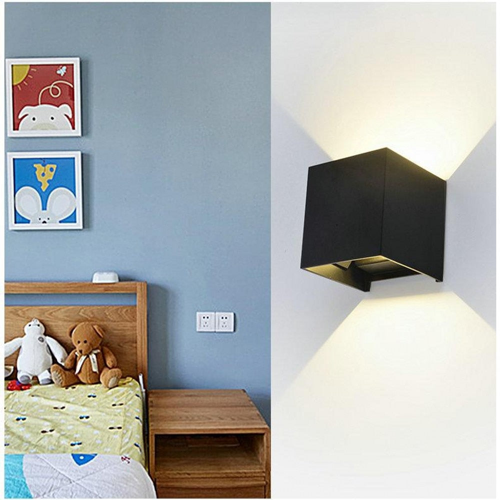 Waterproof Outdoor LED Wall light 6W 12W 15W COB High brightness Up and downlight wall sconce lighting fixture indoor decor