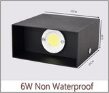 Waterproof Outdoor LED Wall light 6W 12W 15W COB High brightness Up and downlight wall sconce lighting fixture indoor decor