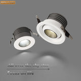New Design CRI90 Dimmable Led Downlight Light 3W Round Recessed Ceiling Lamp AC 110V 220V Home Decor Indoor Spot Lighting 2021