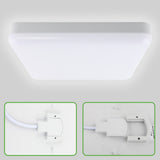Square LED Panel Light 20W 30W Downlight AC110-265V Waterproof LED Surface Ceiling Lamp For Bathroom Kitchen Lighting