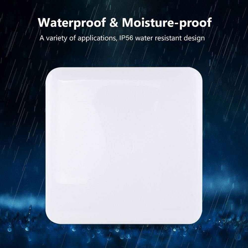 Square LED Panel Light 20W 30W Downlight AC110-265V Waterproof LED Surface Ceiling Lamp For Bathroom Kitchen Lighting