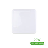Square LED Panel Light 20W 30W Downlight AC110-265V Waterproof LED Surface Ceiling Lamp For Bathroom Kitchen Lighting
